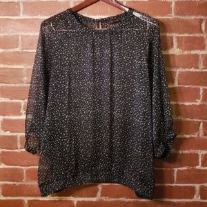 Limited Sheer Black Blouse